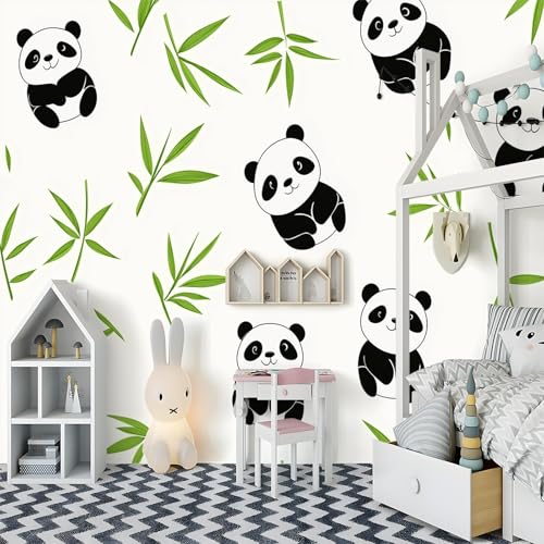 Papier peint intissé bambous pour masquer les défauts d'un mur - 4