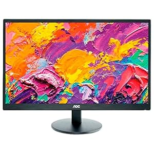 AOC E2270SWHN 21.5″ (54.61 Cm) LED 1920 x 1080 Pixels Monitor with HDMI/VGA Port, Full HD, Wall Mountable, Black
