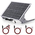 SUNER POWER 20W 12V Solar Battery Charger Maintainer, Built-in Smart MPPT Charge Controller, Adjustable Mount Bracket, Waterproof 20 Watt Solar Panel Kits for Car Automotive Boat Marine RV Trailer