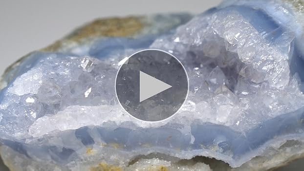 Amazon | [N2 stone Natural] 天然鉱物 ブルーレースアゲート