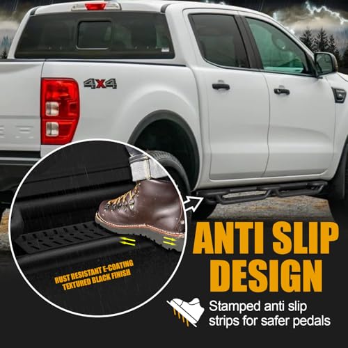 Estribo de acero para Ford Ranger SuperCrew Cab 2019-2026 miniatura 5