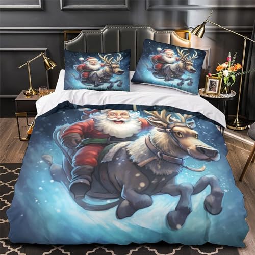 Parure de lit Père Noël pour une chambre festive et chaleureuse - 4
