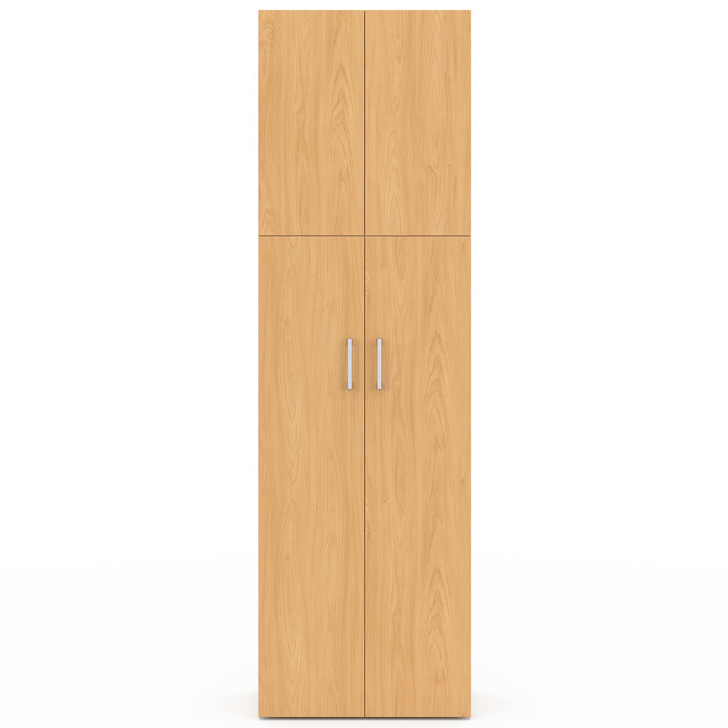 IDMarket - JULIANA Armario de madera de 2 puertas 50 cm con estante