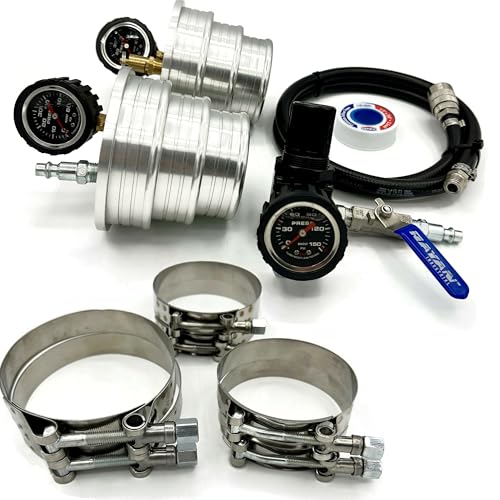 CAC Pressure Tester (with T-Bolt Clamps 3" 3.5" 4")