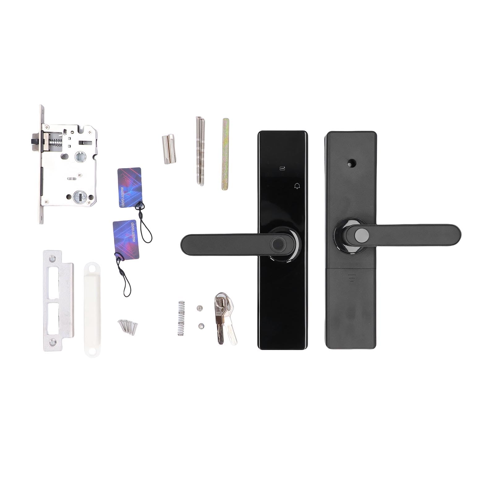 Cerradura de Puerta Electrónica Inteligente con Autenticación Biométrica de Huellas Dactilares, Control de Aplicación Doodle, Múltiples Métodos de Acceso para Seguridad en el Hogar,
