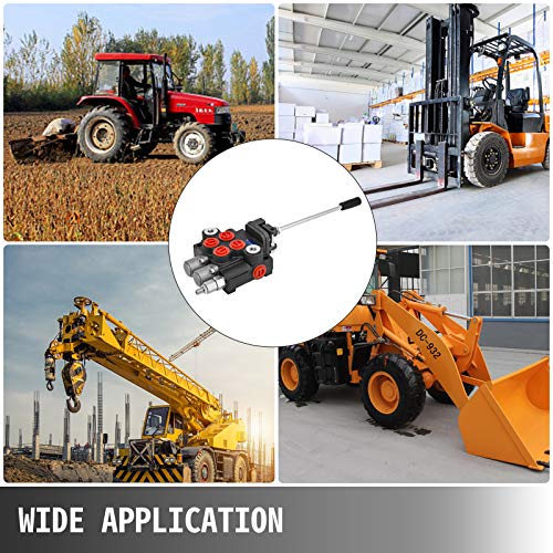 Vevor HYDRAULIC VALVE 2 SPOOL 11GPM Hydraulic Valve 2 Spool Hydraulic Directional Control Valve 11Gpm 3600 Psi Bspp Hydraulic Joystick Control Valve thumb #6