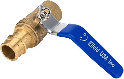 Miniatura 2 de Paquete de 5 válvulas de bola de latón de puerto completo EFIELD Pex-A de expansión X 3/4 pulgadas