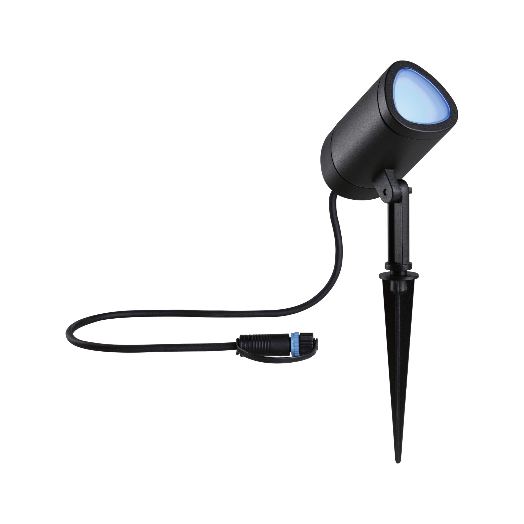Paulmann 94849 Plug & Shine LED reflektor ogrodowy Shira Smart Home Zigbee 6,5W 250lm możliwość ściemniania 455mm antracyt aluminium RGBW+