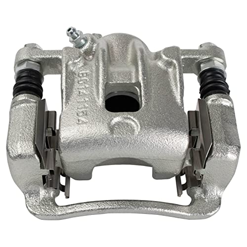 Image of TRQ Rear Left Brake Caliper w /Bracket Drivers Side