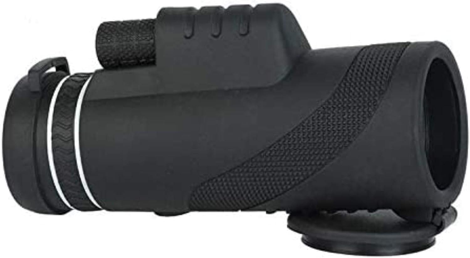 Binoculares portátiles monoculares Alta Potencia 40x60 HD telescopio monocular óptico día/Noche + Clip para teléfono + trípode Zoom Lente óptica HD para Exteriores