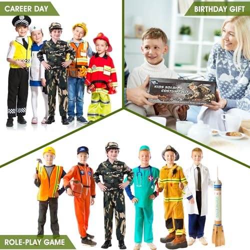 Disfraz de Ejército para Niños Talla Small miniatura 6