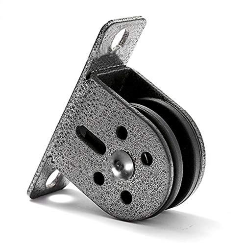Bloco de polia simples resistente com parafusos de montagem, bloco de polia giratório único de aço i