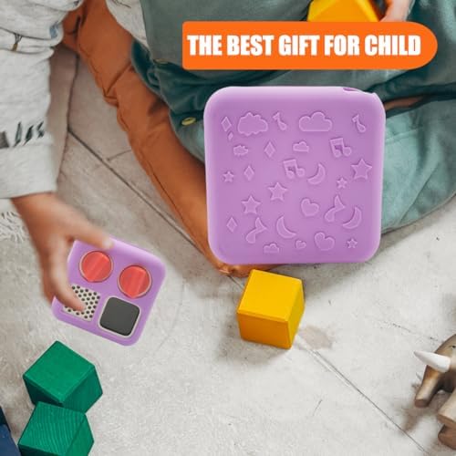 Anti-Slip Silicone Cover for YOTO Mini Audio Player, Protective Sleeve Case for Mini Player; Accessory for Kids Music Players (Case Only) (Purple) 5 51a6ofPKBhL. AC