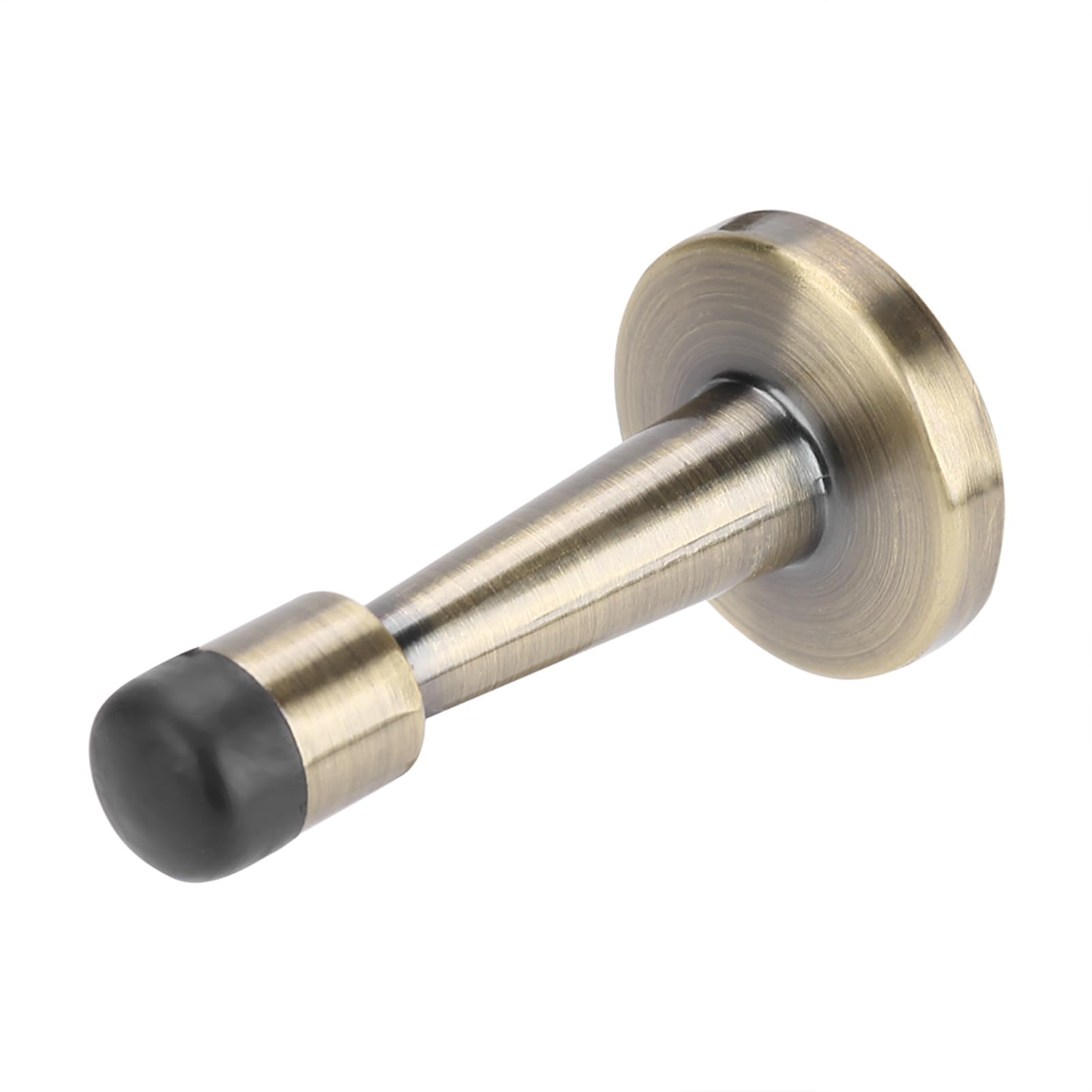 Qcwwy Drzwi Stopper Trwałe Cynklegy -Cubber -Collision for Home Hotel Office -Brushed Bronze Kolor (Górna część drzwi ze stopu Qinggu mały)