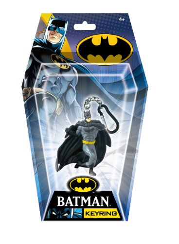 Batman- Llavero Mosqueton figura, 6 cm (Monogram MNGUDC45073)