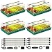 Adawook Seed Starter Trays with Grow Lights, Color Change Grow Lights for Seed Starting Kit, 3 Timming Set, Indoor Plant Growing Kit for Gardeners, Germination Trays Kits, Gardening Gifts (240 Cells)