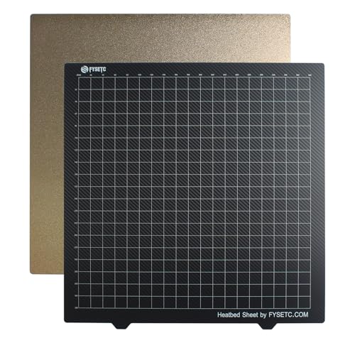 BCZAMD Accessoires d'imprimante 3D - Plaque d'impression 430 × 430 mm - Kobra 2 Max Neptune 4 Max - Lit d'impression : revêtement PEI texturé avec surface lisse en...