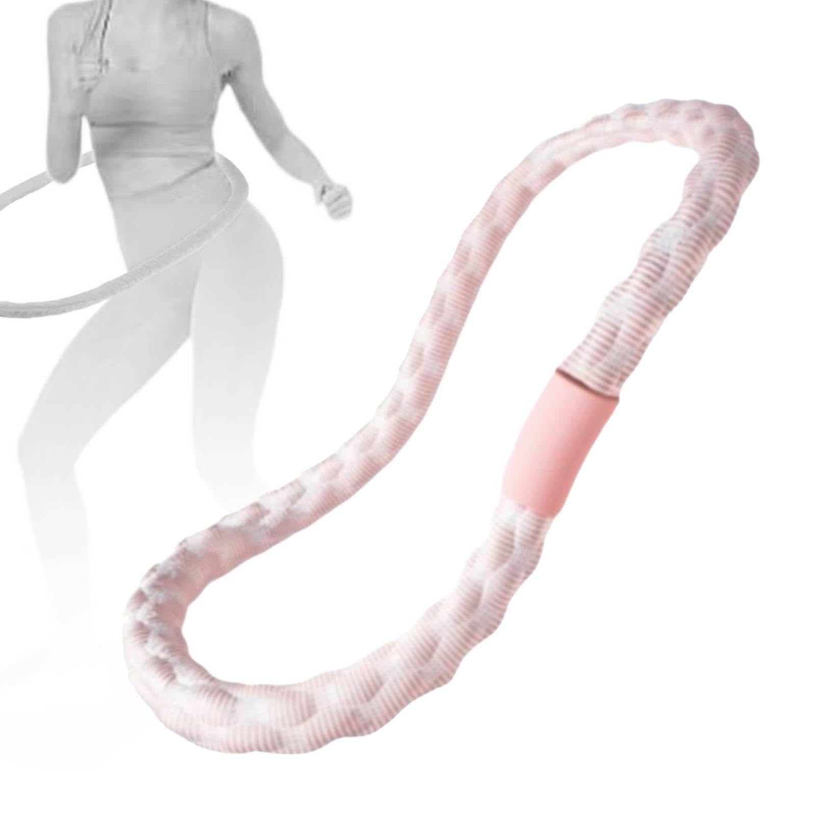 Fitness Hoop Attrezzo Ginnico Cerchio per Esercizio Addominale Anello Sportivo Pesato Realizzato in Poliestere Morbido Adatto a Donne Uomini Principia