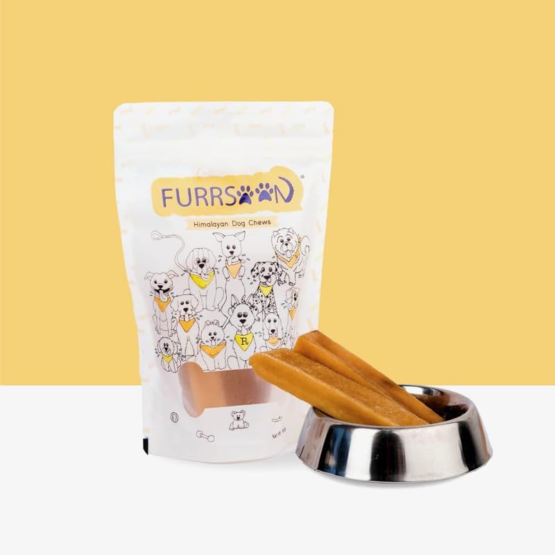 Furrsaan Himalayan Dog Chews | 100% Natural Cheese Bone | Dental Chews | Gluten Free | Grain Free | NO Preservatives | Rich in Protein & Calcium | Maintains Oral Hygiene - 160 g X Pack of 1 (B0B5V6K8DR) Amazon Price History, Amazon Price Tracker