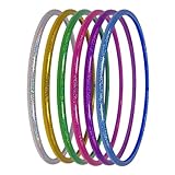 hula hoop brillantinato, verde, Ø80cm