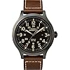 Timex Expedition Scout 40mm Men’s Analog Watch | Luminous Hands | Durable Comfortable Adjustable Strap | 24 Hour Time | Rugged Outdoor Watch | 50M Water Resistance