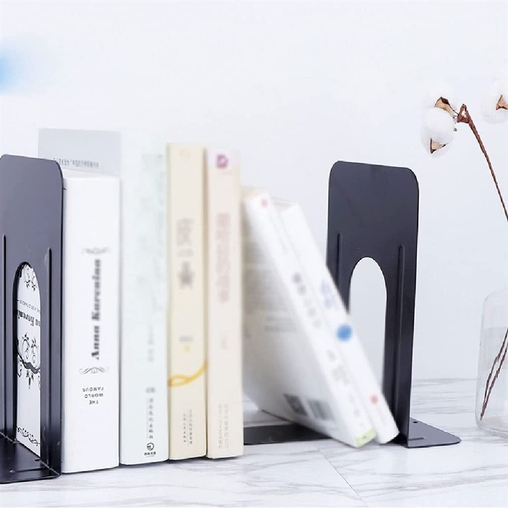 Dekoracyjne Podpórki Do Książek Biurowych Bookends Heavy Duty Office Home Library School Study Antypoślizgowe Metalowe Podpórki Do Książek(Blue)