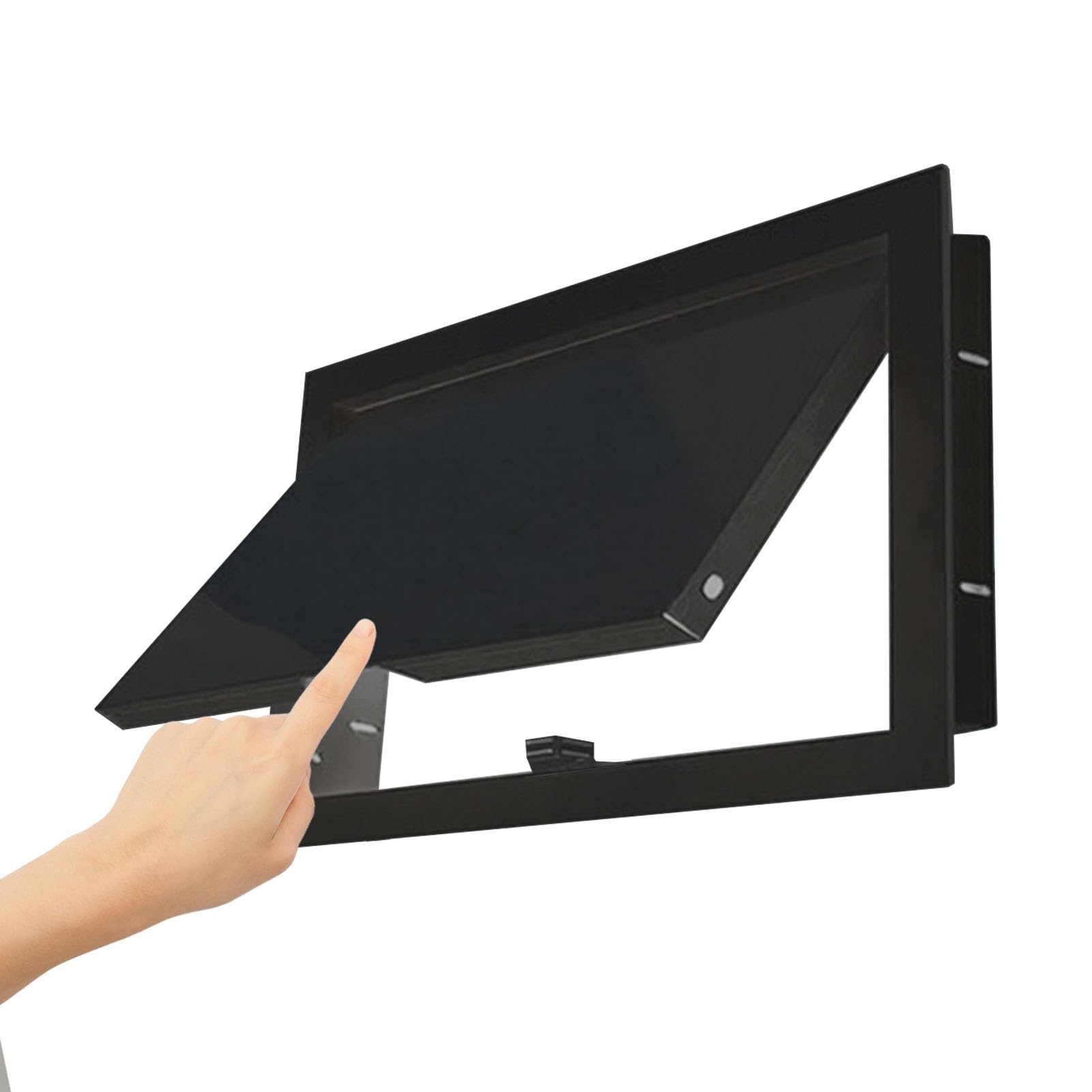 Metal Attic Inspection Hatch with Touch Latch, Wall Access Panel for Hidden Plumbing Cables Wiring, Rectangular Drywall Service Door Cover