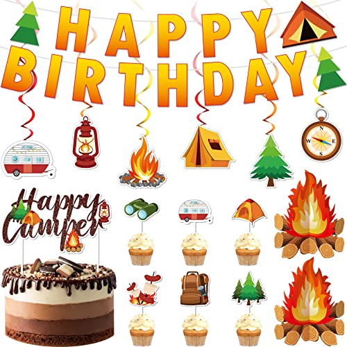 Best Birthday Camping Party Decorations