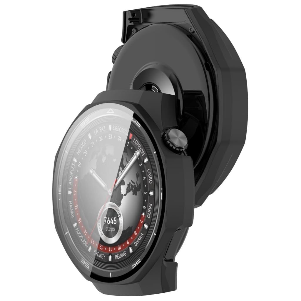 Obudowa PC Pokrowiec Ochronny Zmywalna Skóra Zderzaka do Zegarka GT5 Professional 46 mm