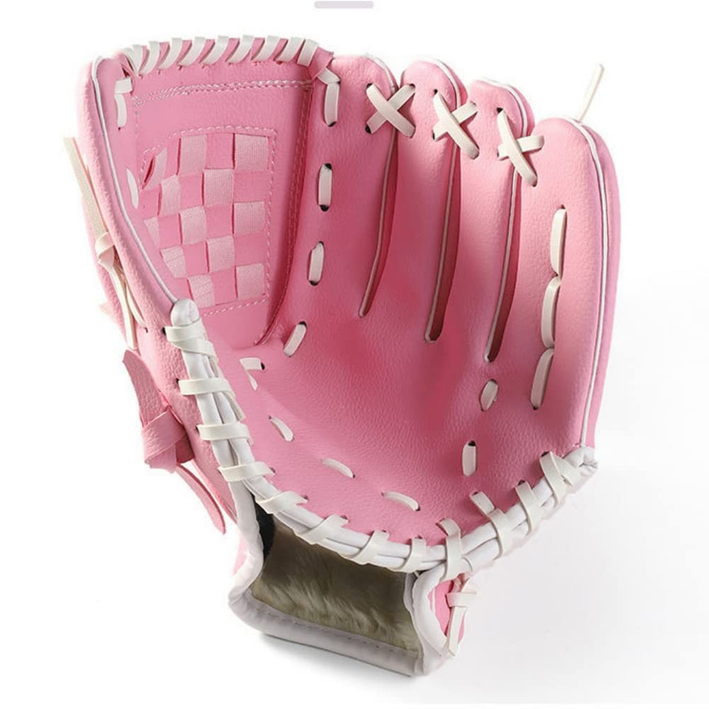 Professional Baseball Glove Softball Glove T-Ball Mitt Synthetic Leather Left Hand Catcher's Gloves Sports Batting Mitt 10.5