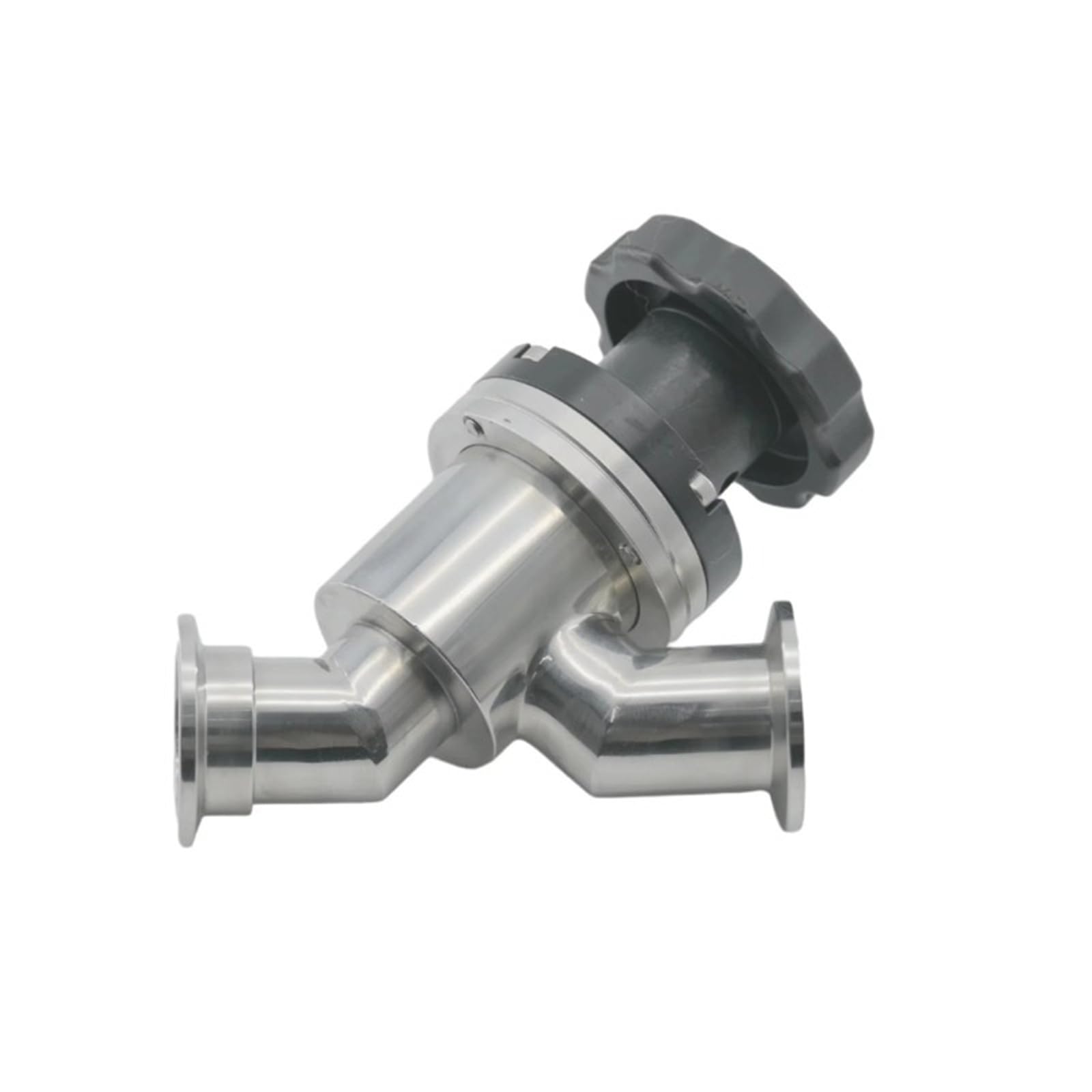 Nmzdeoxw 7Pcs Ss304 Stainless Steel High Vacuum Manual Baffle Valve – Kf/Cf Flange, Y-Type Poppet Design(7Pcs)