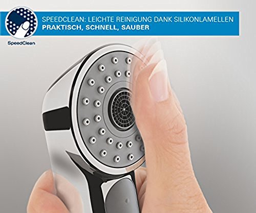 GROHE Tempesta 100 - Brausestangenset (2 Strahlarten, langlebige Oberfläche, Antikalk-System), chrom, 27646001