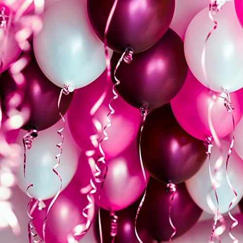 NAUZE 20 Rolls Curling Ribbon Balloon Ribbon Metallic Holographic Balloon String Christmas Ribbon for Gift Wrapping Wedding Valentine Party Decoration