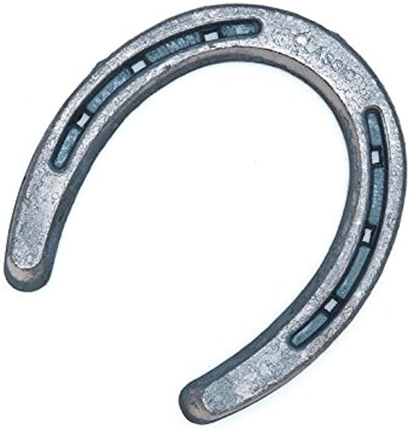 Diamond Farrier DC000B Horseshoe 000 Classic Plain, 20-Pair