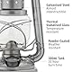 Feuerhand Sturmlaterne Baby Special 276 - Made in Germany seit 1893 - Petroleumlampe aus pulverbeschichtetem Stahl und bruchsicherem Glas - Oliv