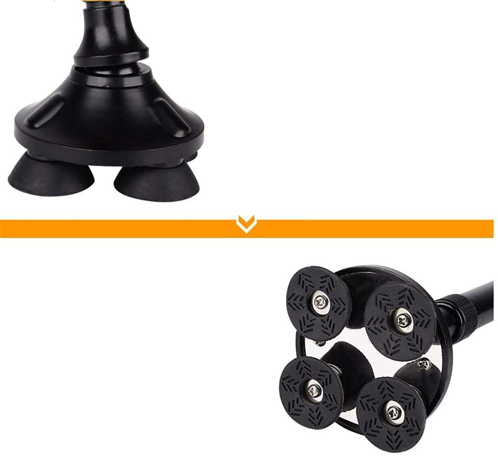 Bastón Plegable de Viaje con luz LED, bastón Ajustable con Bolsa de Transporte, muletas