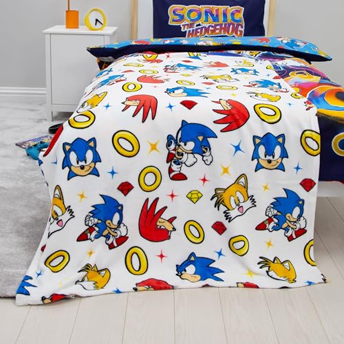 Couverture polaire Sonic pour soirées pyjama et camping