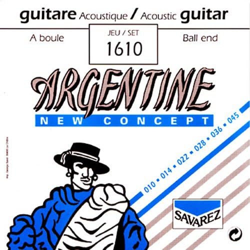 Savarez 1510 Argentine Acoustic Jazz Guitar Strings, Standard Tension