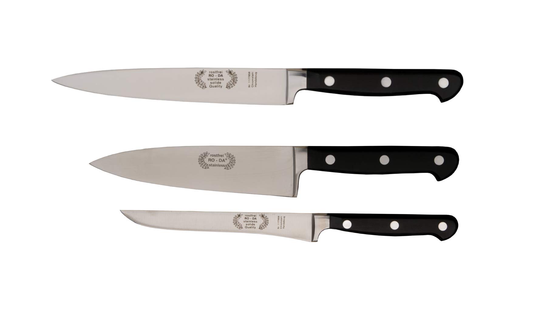 Cuchillo de cocina Set Lujosos Calidad Profesional, 4 piezas. Juego de cuchillos