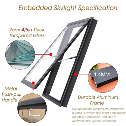 Claraboya de Techo para Solárium Luminoso y Ventana de Atico a Medida 2