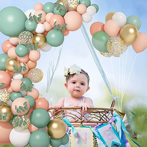 Set di 152 palloncini verde oliva, verde oliva