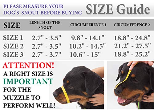 Metall-Maulkörbe für Hunde, Rottweiler, Nr. 3 Drahtkorb, verstellbare Lederriemen, Leder, Verstellbarer Umfang von 26,9–38,1 cm, Länge 6,9 x 9,4 cm