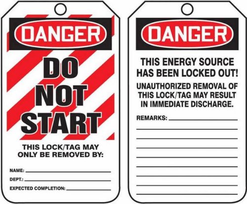 Amazon.com: Accuform Signs MLT403PTP 5 7/8'' X 3 1/8'' RP-Plastic ...