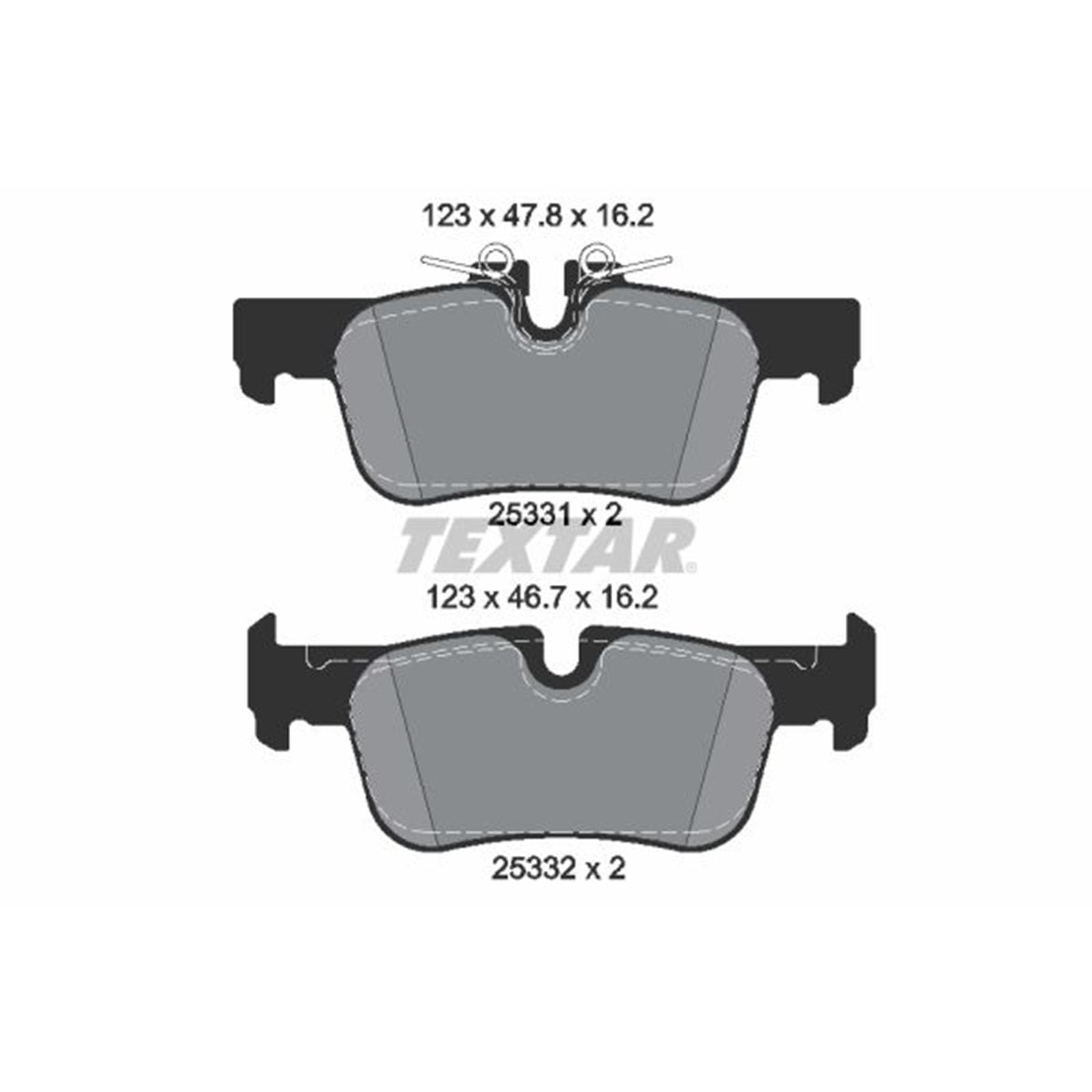 Textar Bremsbeläge hinten