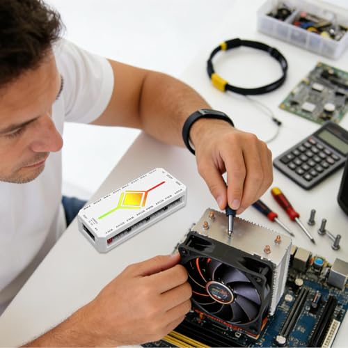 Controlador ARGB y divisor PWM magnético para eliminar cables sueltos en el chasis 5