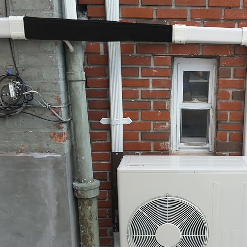 Cache-tuyau de ventilation pour climatiseur en polyester isolant haute densité - 8