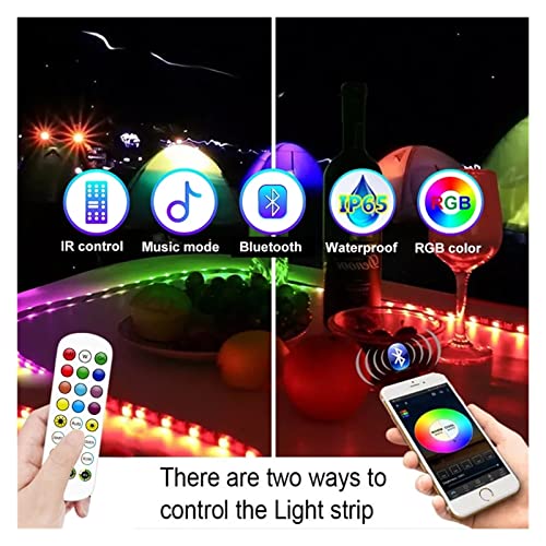 Tira de luces LED 10m RGB 5050 USB ideal para decorar y regalar con control Bluetooth integrado. 3