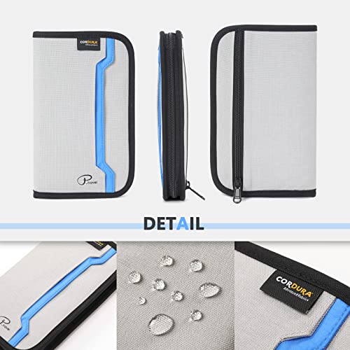 Travel Passport Wallet Passport Covers, Cordura Fabric Rfid Blocking Family Passport Holder Waterproof Travel Document Organizer For Women & Men #TOP4