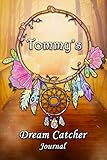 tommy sleeping on side  Tommy\'s Dream Catcher Journal: Tommy Personalised Custom DreamCatcher Name Dream Journal / Logger / Diary / Tracker 6x9 - Dream Bridge Theme