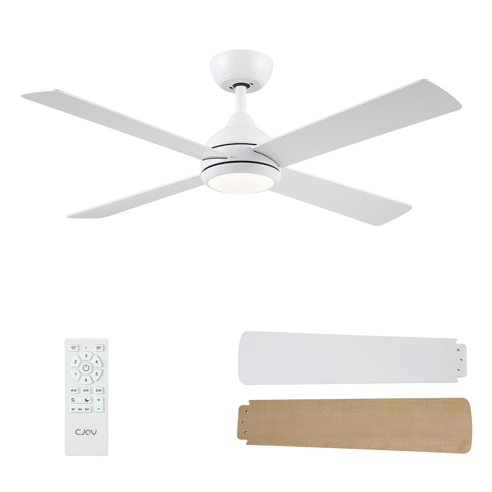 Cjoy Ventilateur Plafond Avec Lumiere